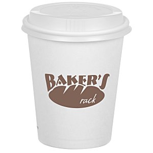 Takeaway Paper Cup with Traveler Lid - 12 oz. Main Image