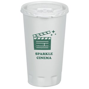 Trophy Hot/Cold Cup with Tear Tab Lid - 20 oz. - Low Qty Main Image