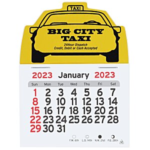 Peel-N-Stick Calendar - Taxi Main Image