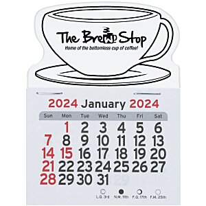 Peel-N-Stick Calendar - Coffee Cup Main Image