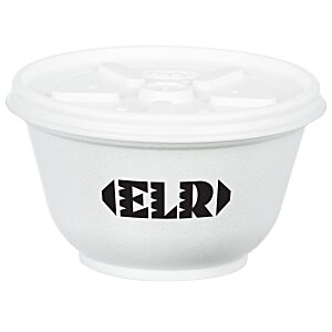 To Go Foam Bowl with Flat Lid - 6 oz. Main Image
