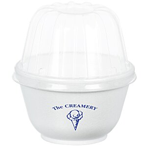 To Go Foam Bowl with Dome Lid - 6 oz. Main Image