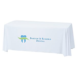 Serged Closed-Back Stain Resistant Table Throw - 6' Main Image