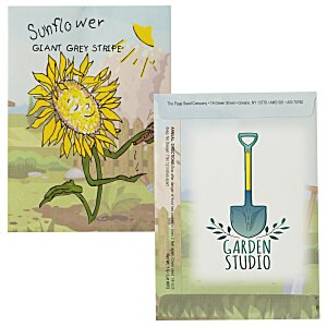 Cartoon Seed Packet - Sunflower Main Image