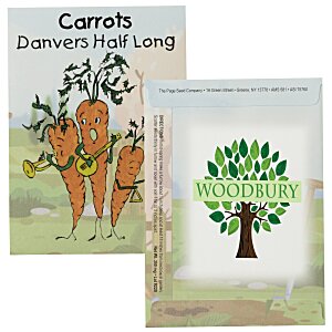 Cartoon Seed Packet - Carrot Main Image