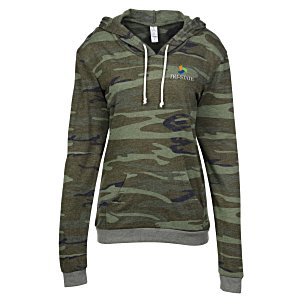 Alternative Classic Hooded T-Shirt - Ladies' - Embroidered - Camo Main Image