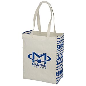 Sunburst Side Print Cotton Tote Main Image