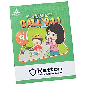 Activity Book with Stickers - How and When to Call 9-1-1 Main Image