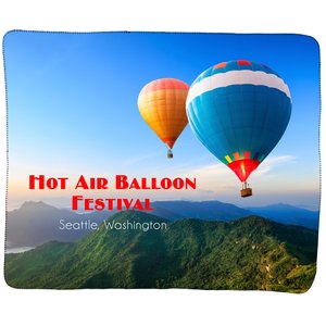 Full Color Double Layer Polar Fleece Blanket Main Image
