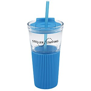 Chi Glass Tumbler with Straw - 15 oz. Main Image