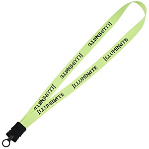 Glow in the Dark Lanyard - 3/4" - 32" - Snap Buckle Release Main Image