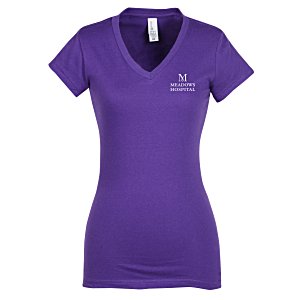 Ultimate Fitted V-Neck T-Shirt - Ladies' - Colors Main Image