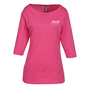 Ideal 3/4 Sleeve T-Shirt - Ladies' - Colors Main Image