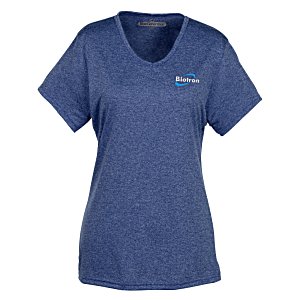 Snag Resistant Heather Performance T-Shirt - Ladies' - Embroidered Main Image