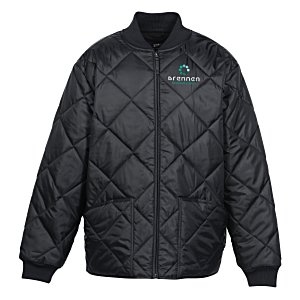 Puffy Workwear Jacket with Quilted Lining Main Image