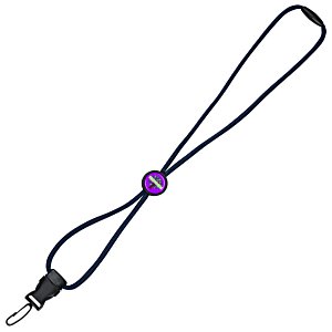 Snap Buckle Rope Lanyard - Round Slider - Plastic Swivel Hook Main Image