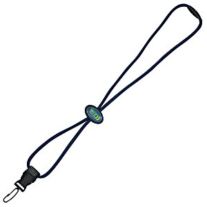 Snap Buckle Rope Lanyard - Oval Slider - Plastic Swivel Hook Main Image
