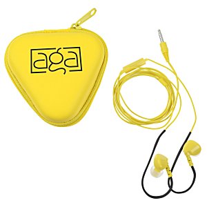 Workout Ear Buds with Triangle Case Main Image