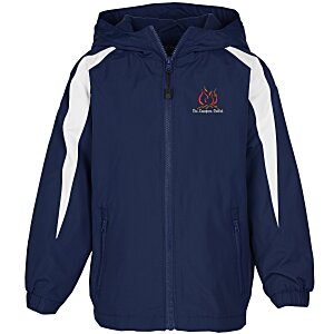 Athletic Fleece Lined Colorblock Jacket - Youth Main Image