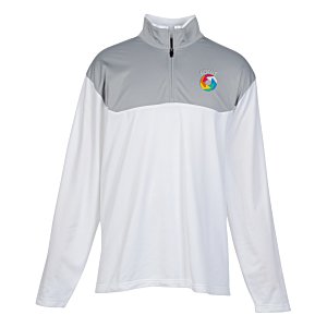 Cool & Dry Colorblock 1/4-Zip Pullover - Embroidered Main Image