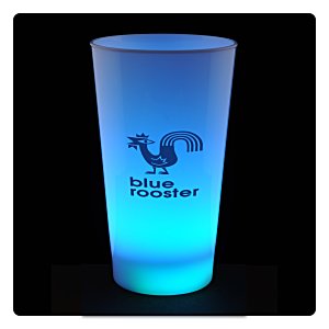 Light-Up Frosted Glass - 17 oz. - Multicolor - 24 hr Main Image