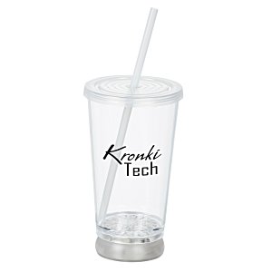 To-Go Light-Up Tumbler with Straw - 16 oz. - Multicolor - 24 hr Main Image