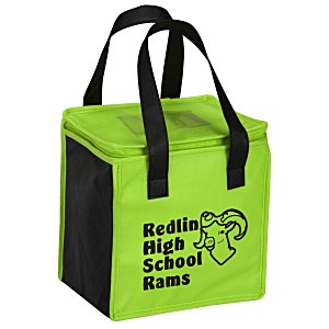 Square Non-Woven Lunch Bag - Two-Tone - 24 hr Main Image