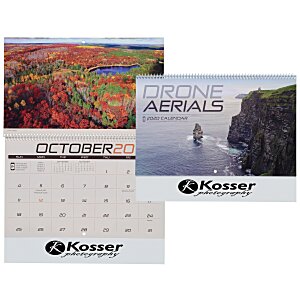 Drone Aerials Wall Calendar Main Image