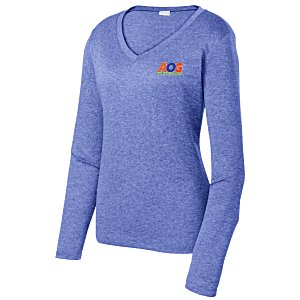 Heather Challenger Long Sleeve Tee - Ladies' - Embroidered Main Image