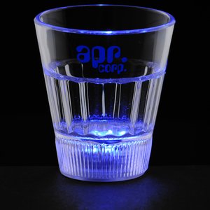 Fluted Light-Up Shot Glass - 2 oz. - 24 hr Main Image