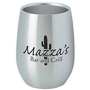 Stainless Steel Stemless Wine Glass - 9 oz. Main Image
