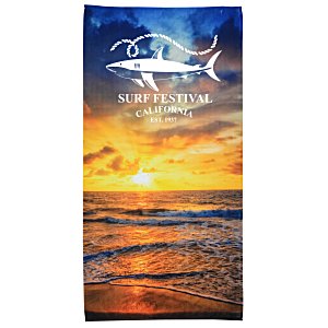 Daybreak at Sea Beach Towel Main Image
