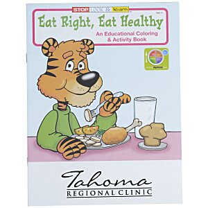 Eat Right, Eat Healthy Coloring Book - 24 hr Main Image