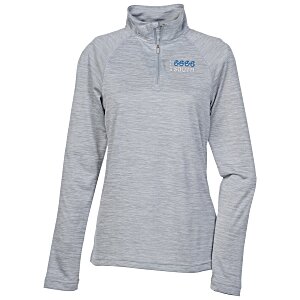 Space-Dyed 1/4-Zip Performance Pullover - Ladies' - Embroidered Main Image
