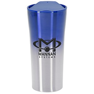 Ombre Swivel Lid Stainless Tumbler - 18 oz. - 24 hr Main Image