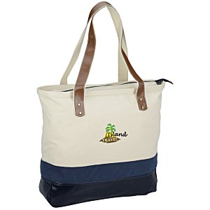 Kinsley Cotton Tote - Embroidered Main Image