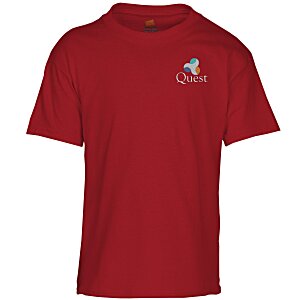 Hanes Essential-T T-Shirt - Youth - Embroidered - Colors Main Image