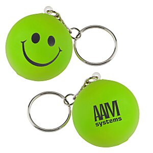 Smiley Face Mood Stress Keychain - 24 hr Main Image