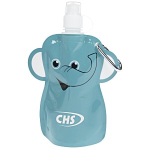 Paws and Claws Foldable Bottle - 12 oz. - Elephant - 24 hr Main Image