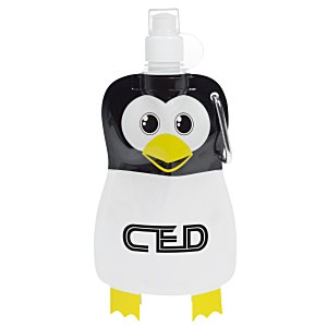 Paws and Claws Foldable Bottle - 12 oz. - Penguin - 24 hr Main Image