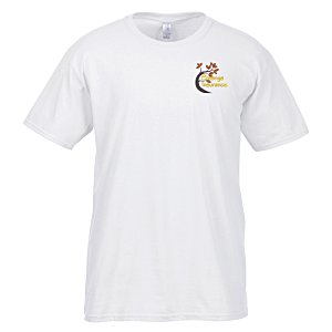 Gildan Softstyle T-Shirt - Men's - White - Embroidered - 24 hr Main Image