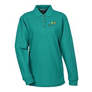 Victory Long Sleeve Pique Polo - Ladies' Main Image