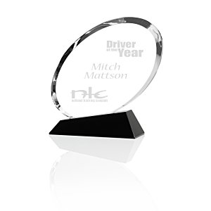 Ovate Crystal Award - 5" Main Image