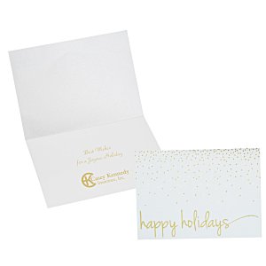 Happy Holidays Confetti Greeting Card Main Image