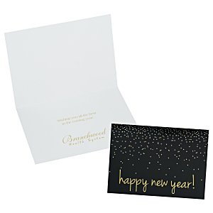 Happy New Year Confetti Greeting Card Main Image