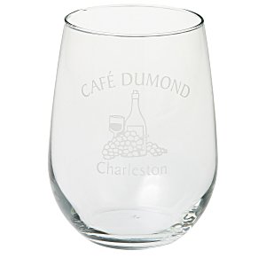 Stemless White Wine Glass - 17 oz. - 24 hr Main Image