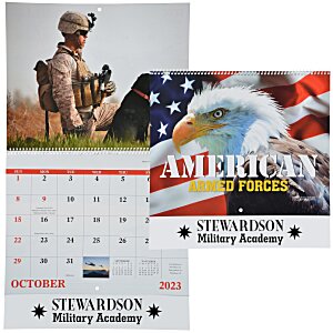 American Armed Forces Wall Calendar - Spiral - 24 hr Main Image