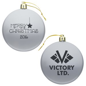 Flat Shatterproof Ornament - Merry Christmas Main Image