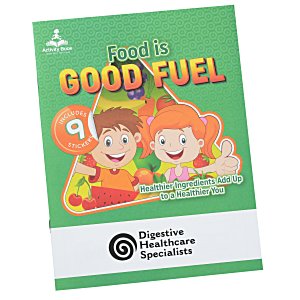 Activity Book with Stickers - Food is Good Fuel Main Image