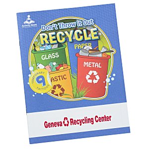 Activity Book with Tattoos - Recycle Main Image